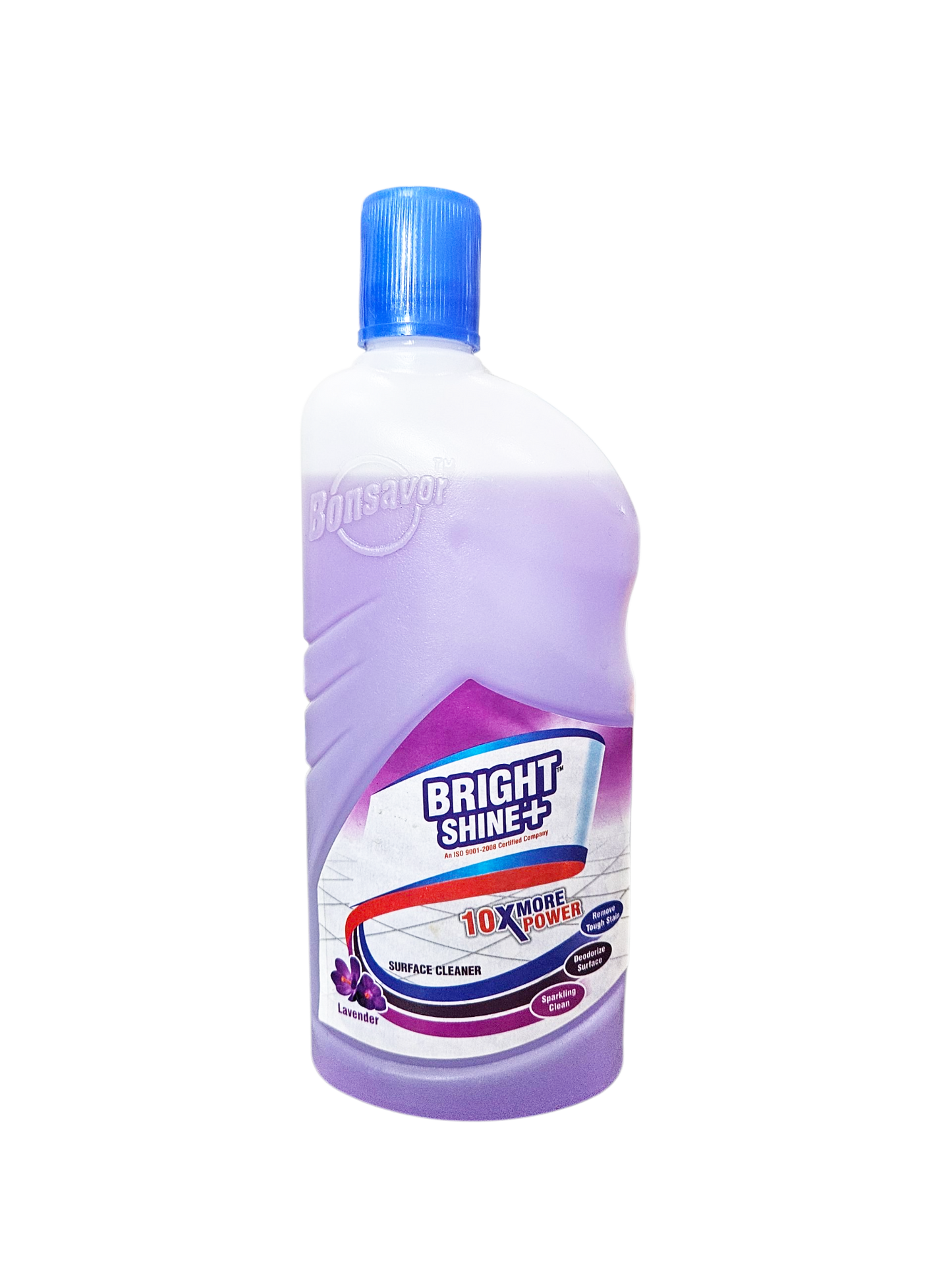 BRIGHT SHINE Floor Cleaner Liquid 500ml – LAVENDER Fragrance | Multipurpose Disinfectant for Home, Kitchen & Bathroom