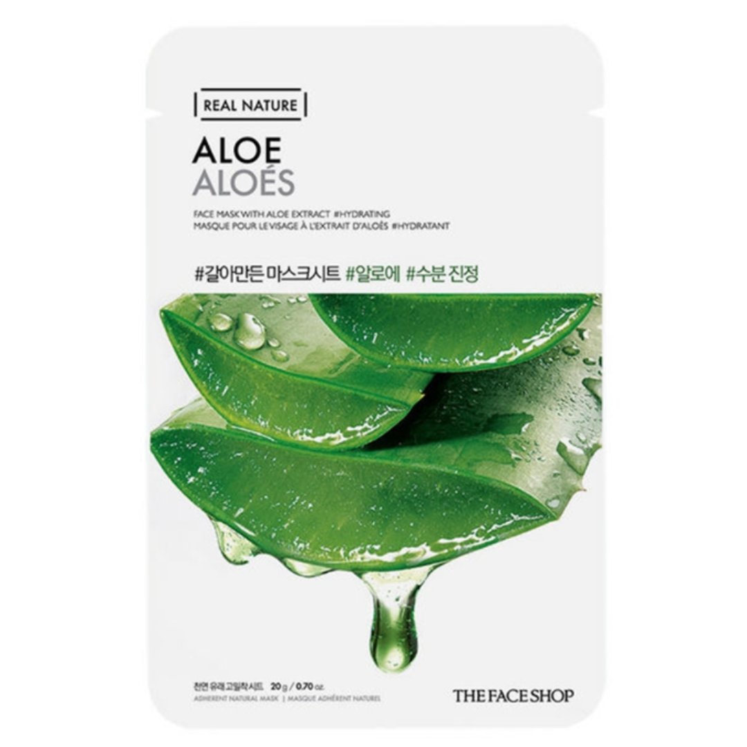 The Face Shop Real Nature Aloe Face Mask - 20 gm 10% off (Inclusive of all taxes)