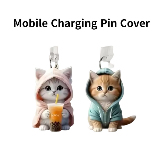 Cute Kawaii Charging Port Dust Cap (Set of 2)– Waterproof Phone Dust Plug Protector
