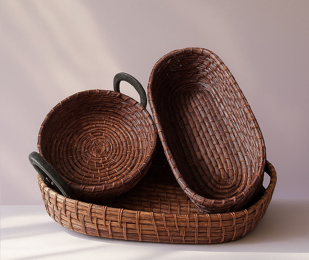 round tray 3 in 1 set