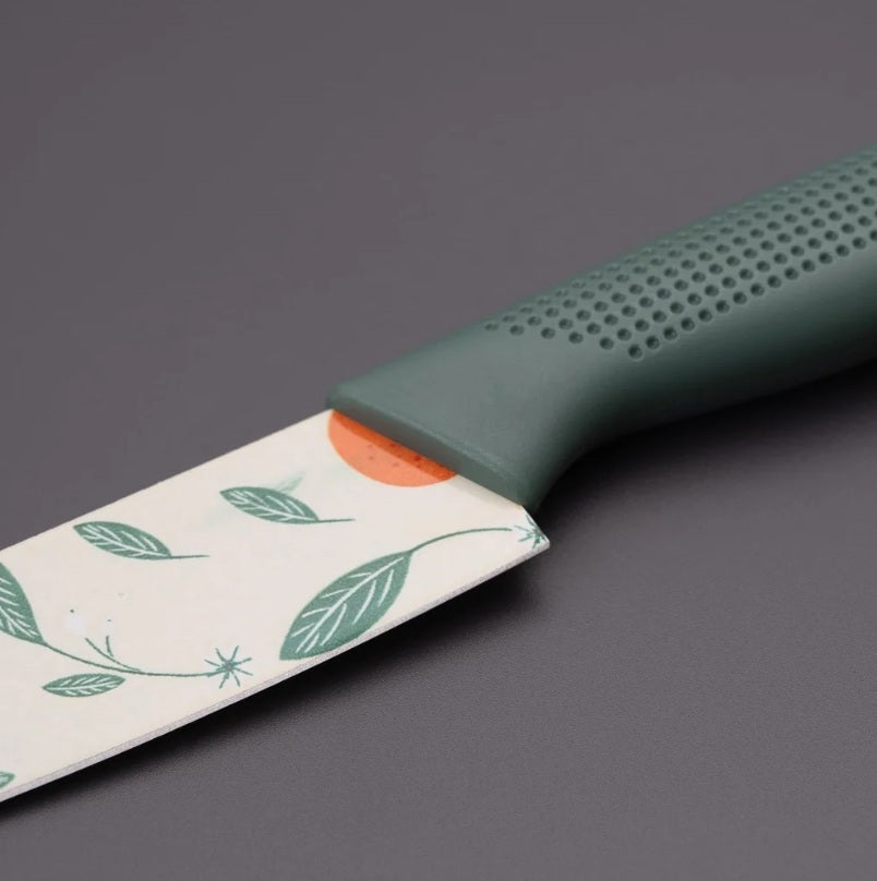 3-Piece Kitchen Knife Set – Stainless Steel Sharp Chef Knives with Food-Grade Coating (Color Random)