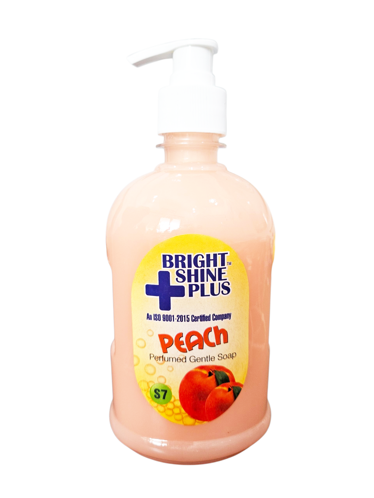Bright Shine Hand Wash Liquid 500ml – Peach Fresh | Gentle on Hands, Removes Germs & Dirt