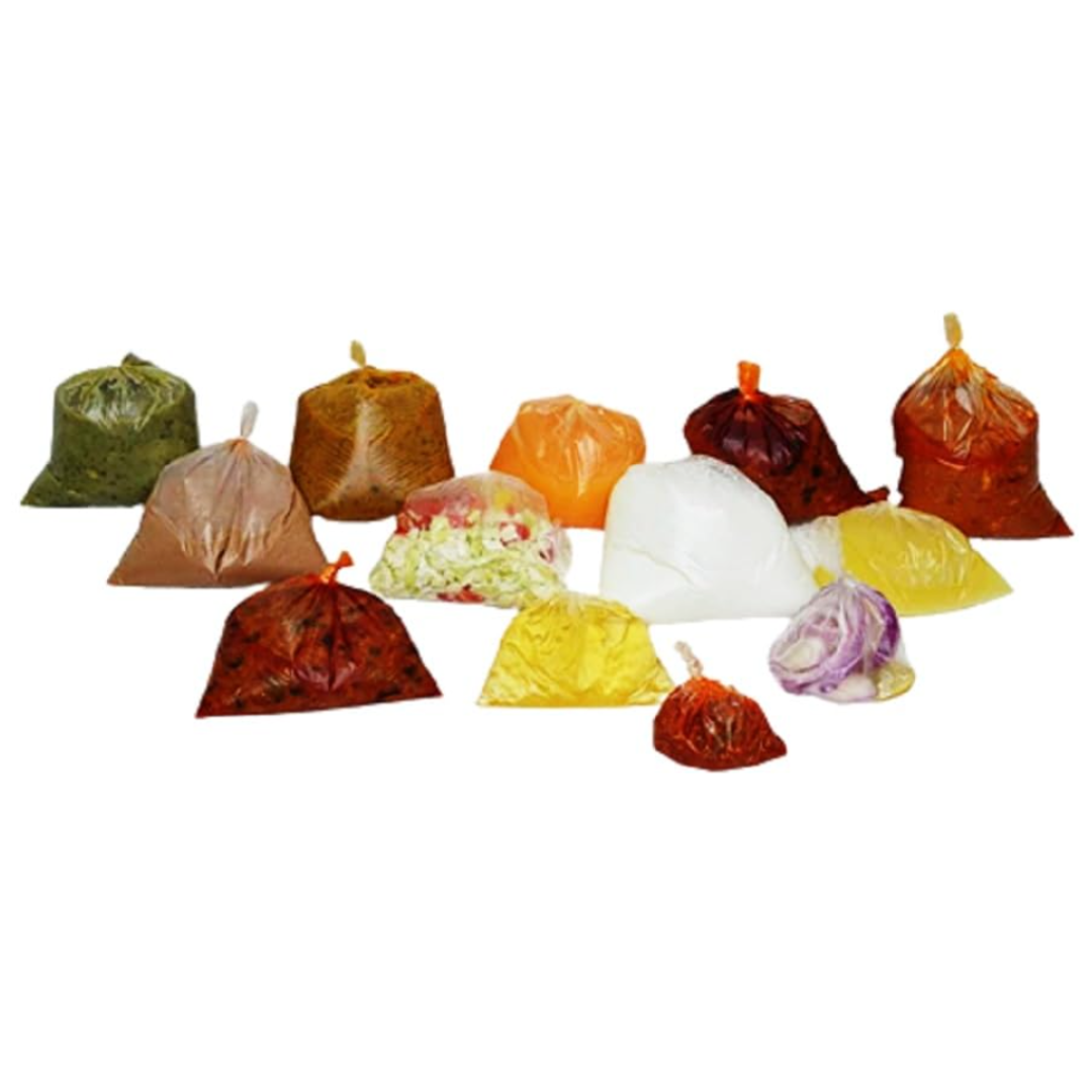 G1 Virgin Food Grade LLDPE Bags (7x11 Inch, 1L) | Leak-Proof Liquid Packaging | Hot & Cold Safe | 100 Pcs