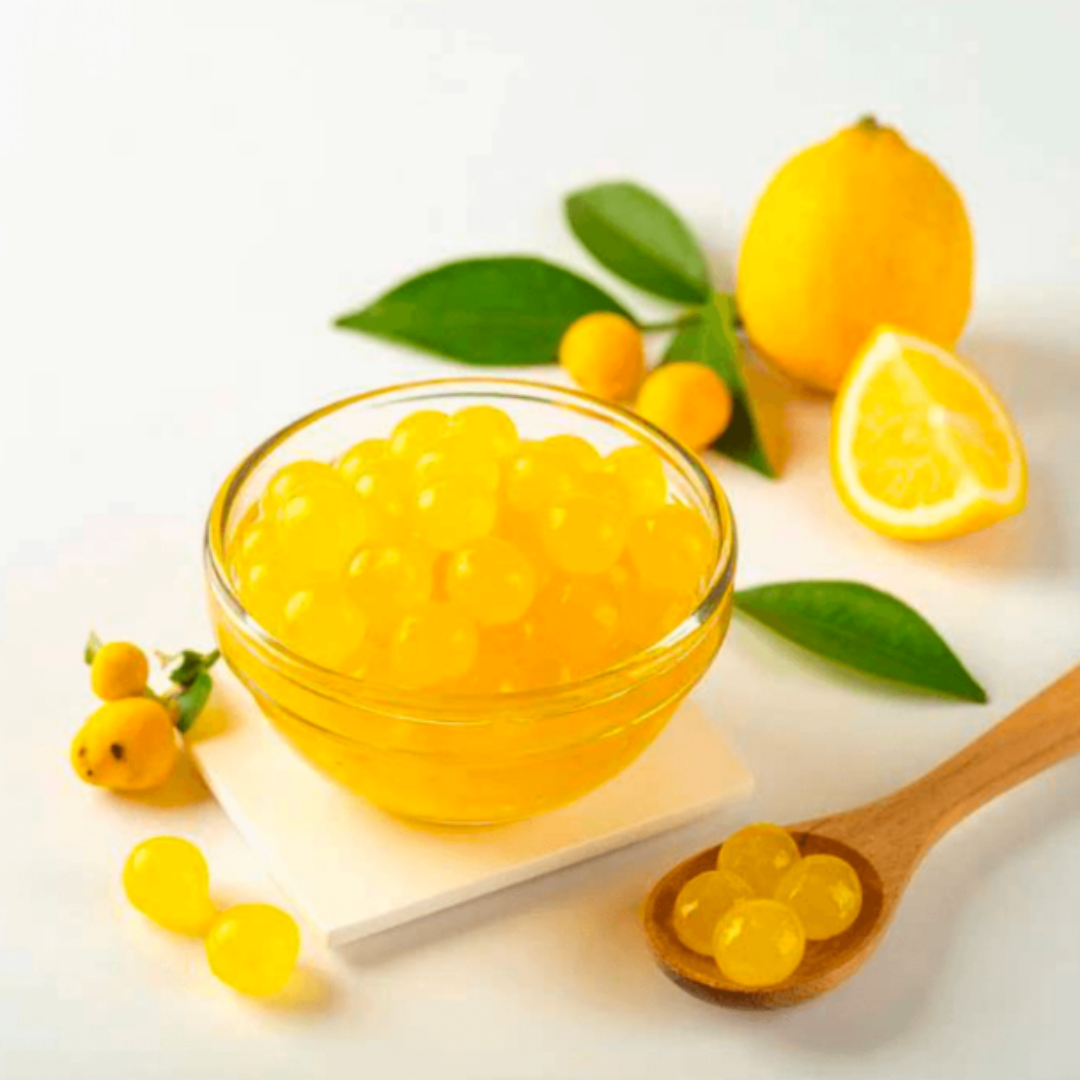 The Tea Planet - Lemon Popping Boba, 1 Kg (Inclusive of all taxes)