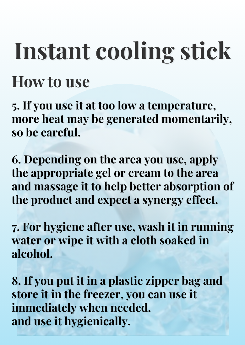 Korean Beauty Item cooling stick
