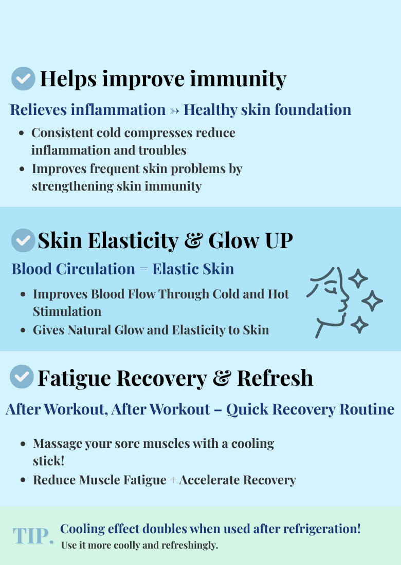 Korean Beauty Item cooling stick