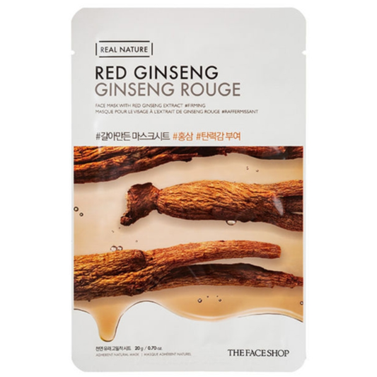 The Face Shop Real Nature Red Ginseng Face Mask - 20 gm 10% off (Inclusive of all taxes)