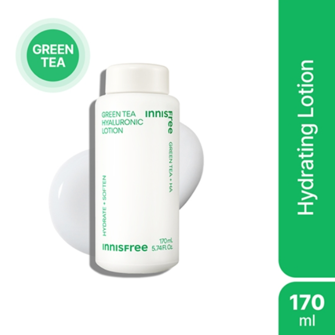 Innisfree Green Tea Hyaluronic Lotion - 170 ml 25% off (Taxes not included)