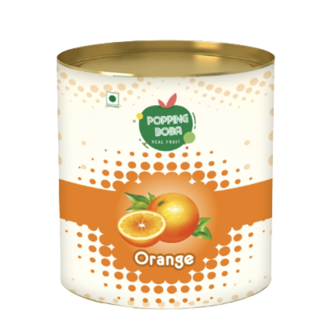 The Tea Planet - Orange Popping Boba, 1 Kg (Inclusive of all taxes)