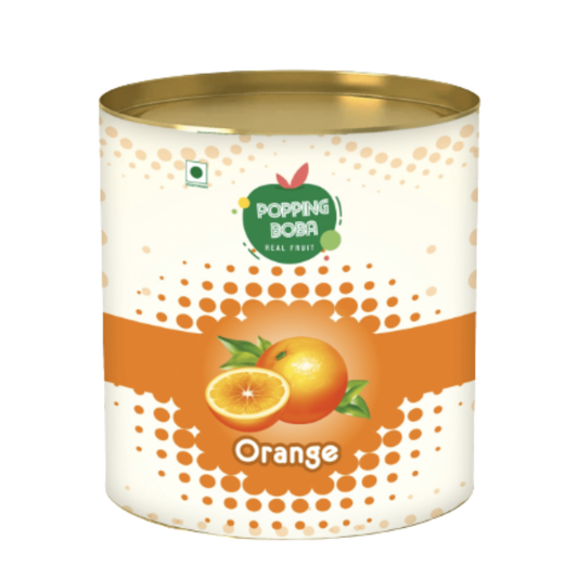 The Tea Planet - Orange Popping Boba, 1 Kg (Inclusive of all taxes)