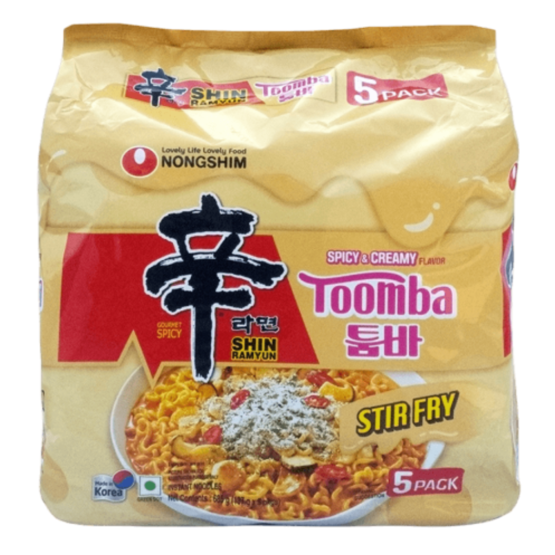 Nongshim - Shin Ramyun Stir Fry Ramyun Spicy & Creamy Flavour, 685 gm (137 gm x 5) (Inclusive of all taxes)