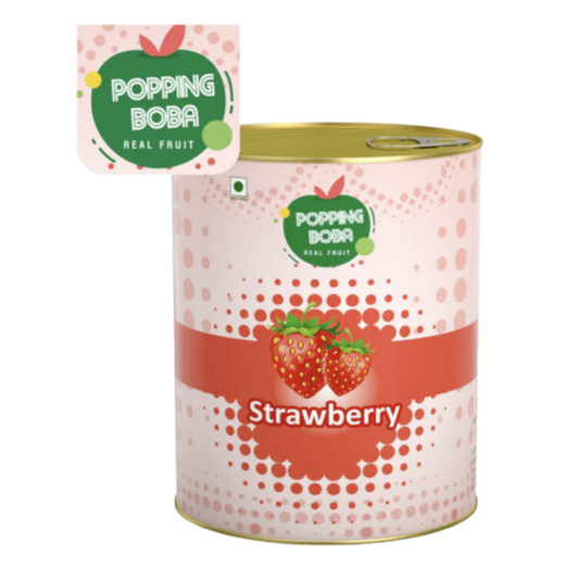 The Tea Planet - Strawberry Popping Boba, 1 Kg (Inclusive of all taxes)