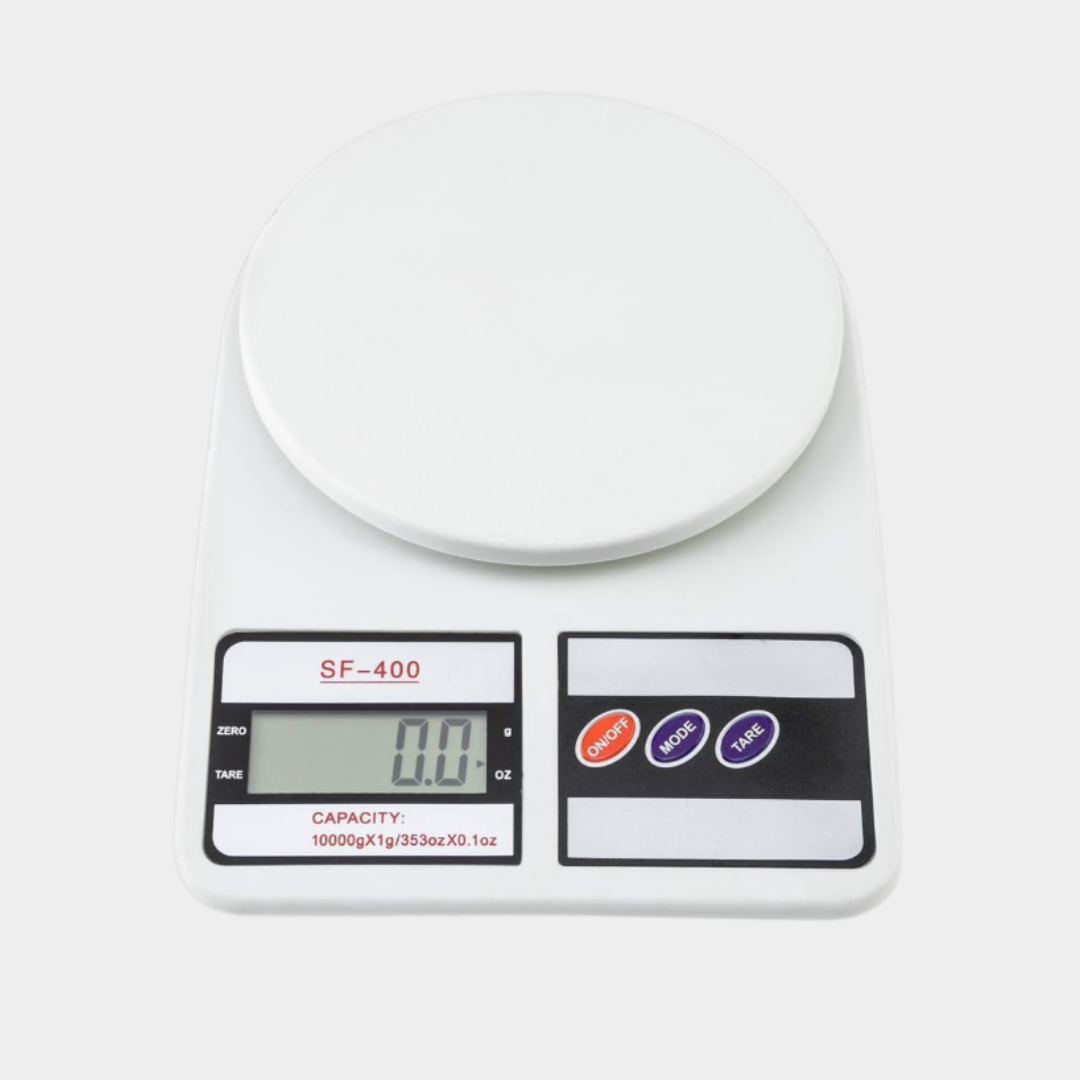SF-400 Digital Kitchen Scale | 10kg x 1g Precision Electronic Food Scale | Cooking, Baking, Meal Prep, Healthy Diet