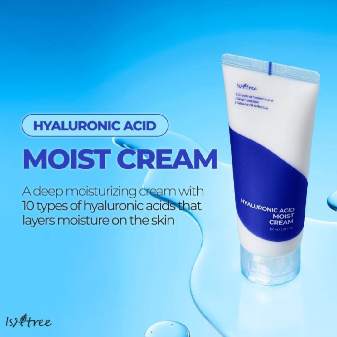 Isntree Hyaluronic Acid Moist Cream 100ml , 10% off (Inclusive of all taxes)