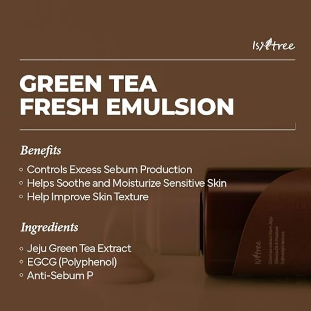 Isntree GREEN TEA FRESH EMULSION 120ml 25% off (Inclusive of all taxes)