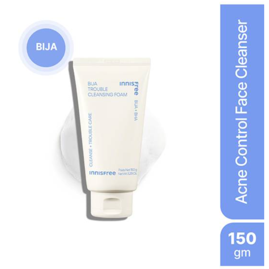 Innisfree Bija Trouble Cleansing Foam - 150 gm (Deeply Cleanses & controls oil) (Inclusive of all taxes)