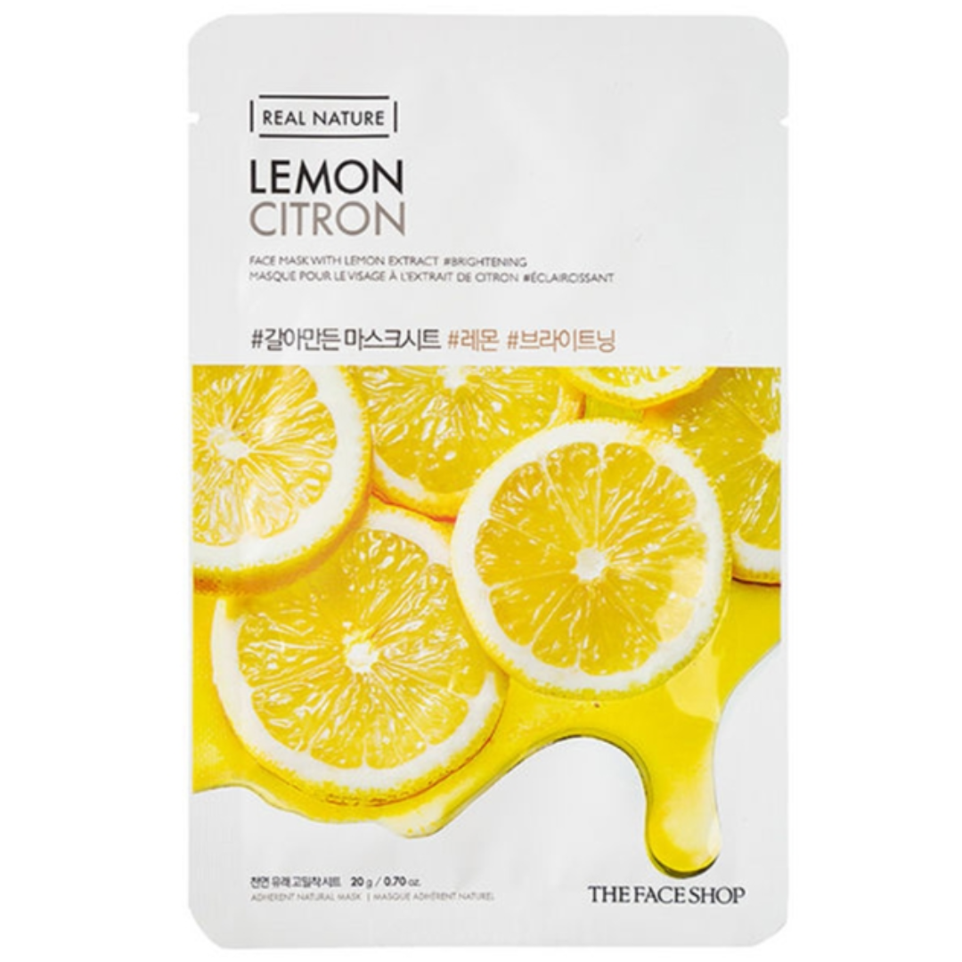 The Face Shop Real Nature Lemon Face Mask - 20 gm 10% off (Inclusive of all taxes)