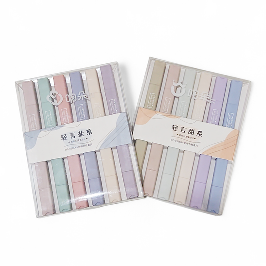 6pc Cute Highlighter Pen Set – Pastel Highlighters for Study, School & Office (Inclusive of all taxes)