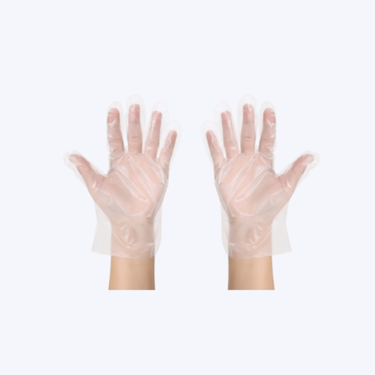 Disposable Plastic Gloves, Standard Size (Pack of 100) * 2Pack (Inclusive of all taxes)