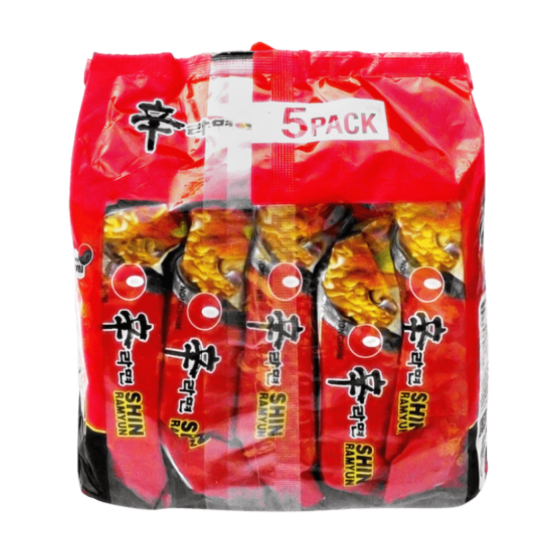 Nongshim - Shin Ramyun Noodle Soup, 600 gm (120 gm x 5) (Inclusive of all taxes)
