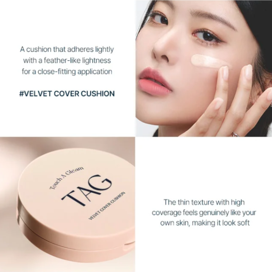 TAG VELVET COVER CUSHION 25% off (Inclusive of all taxes)
