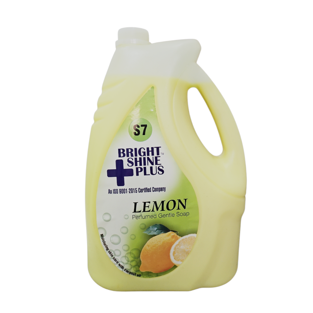 Bright Shine Hand Wash Liquid 5L – Lemon Fresh | Gentle on Hands, Removes Germs & Dirt (Inclusive of all taxes)