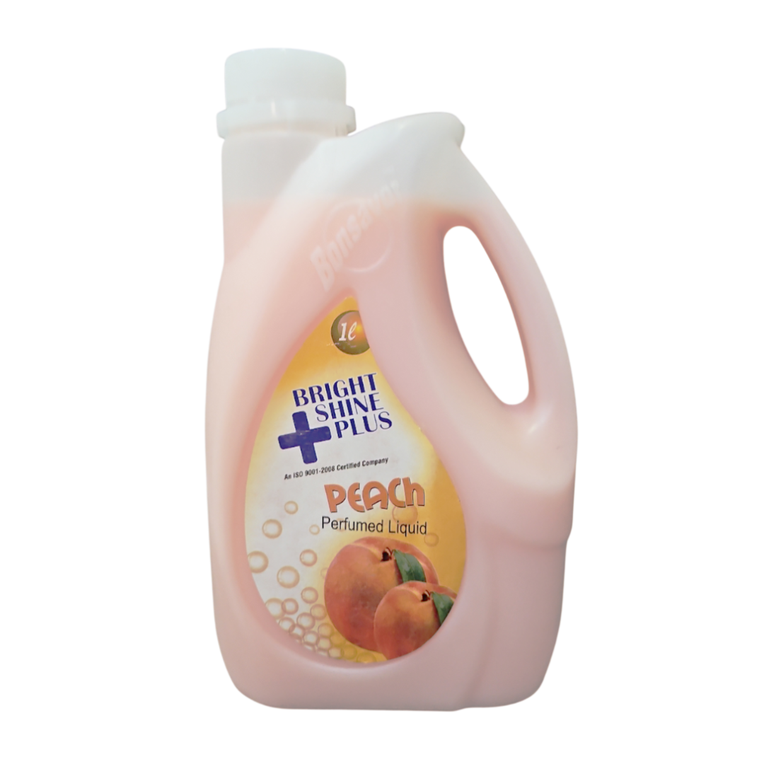 Bright Shine Hand Wash Liquid 500ml/1L – Peach Fresh | Gentle on Hands, Removes Germs & Dirt (Inclusive of all taxes)