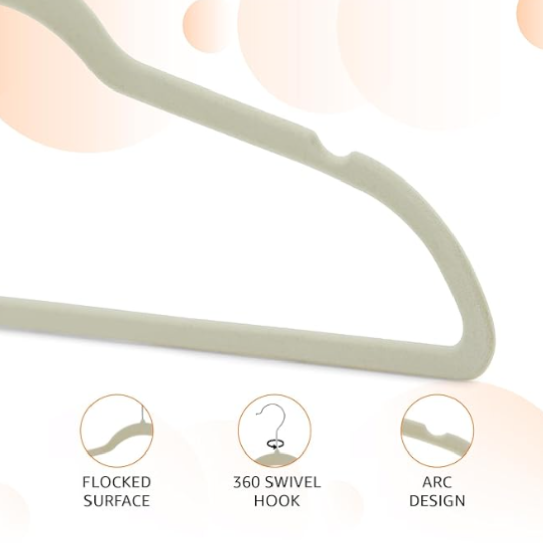 Velvet Suit Hangers 5-Pack (Inclusive of all taxes)