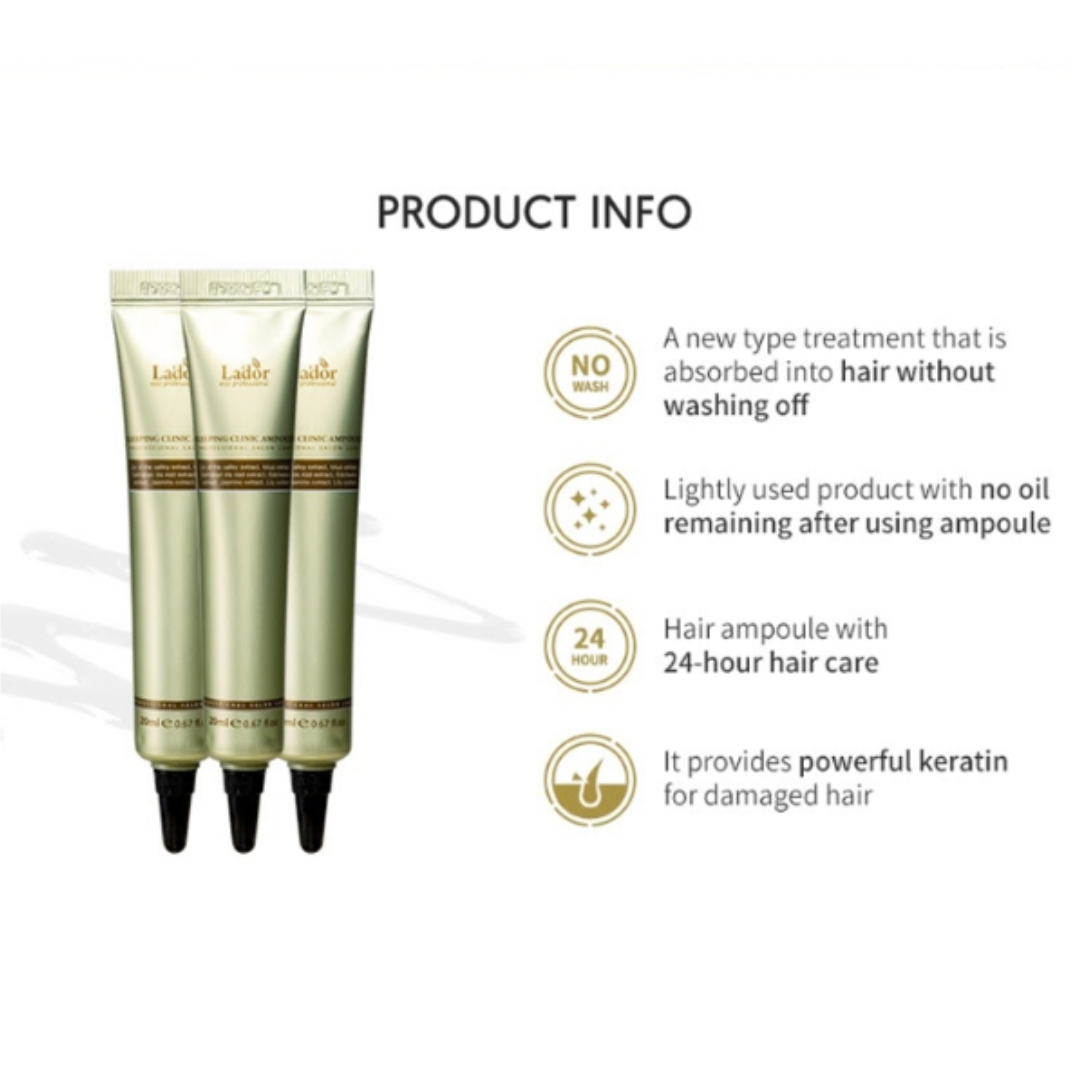 LADOR Snail Sleeping Hair Ampoule (Leave-In Treatment)-20ml (Inclusive of all taxes)