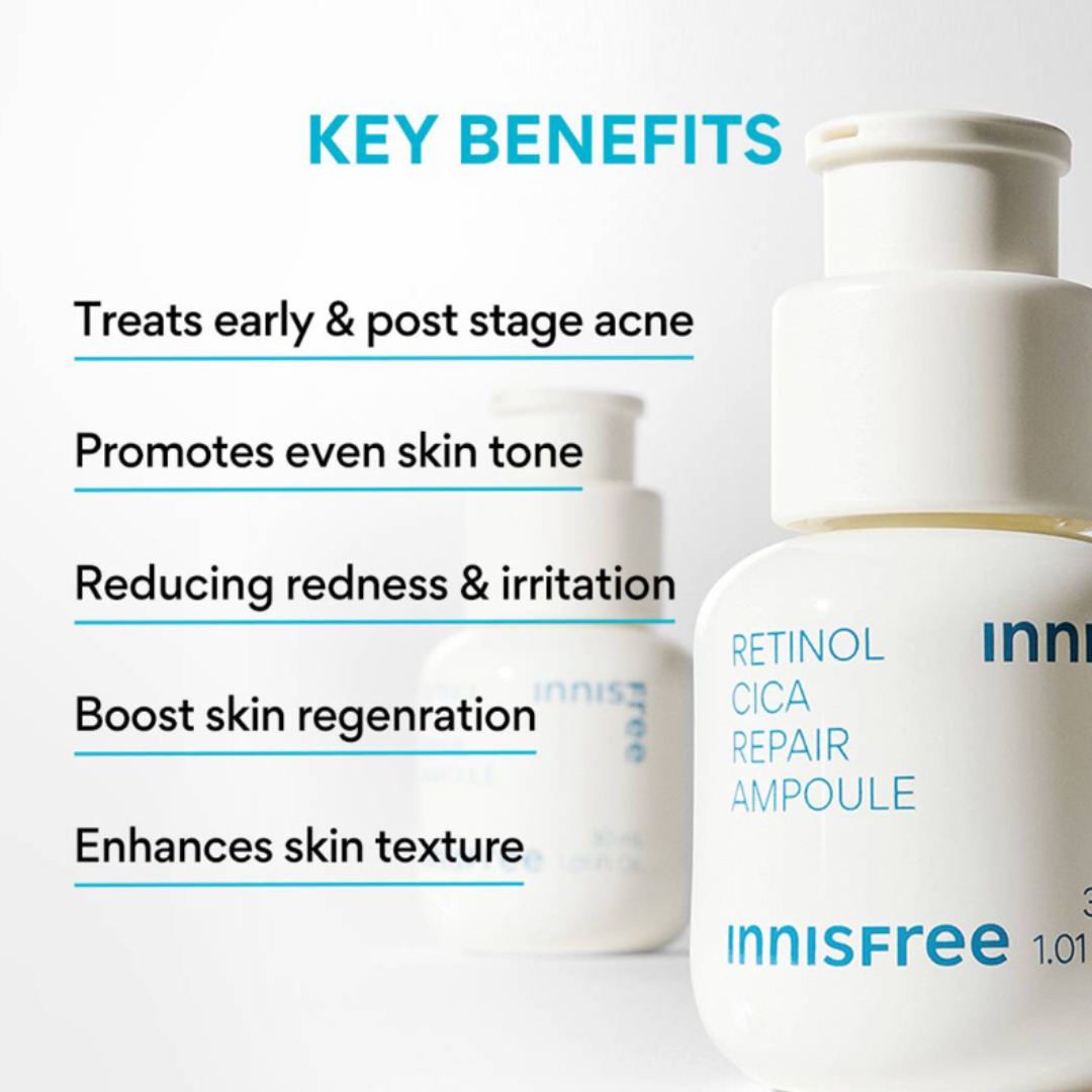 Innisfree Retinol Cica Repair Ampoule - 10 ml 10% off (Inclusive of all taxes)