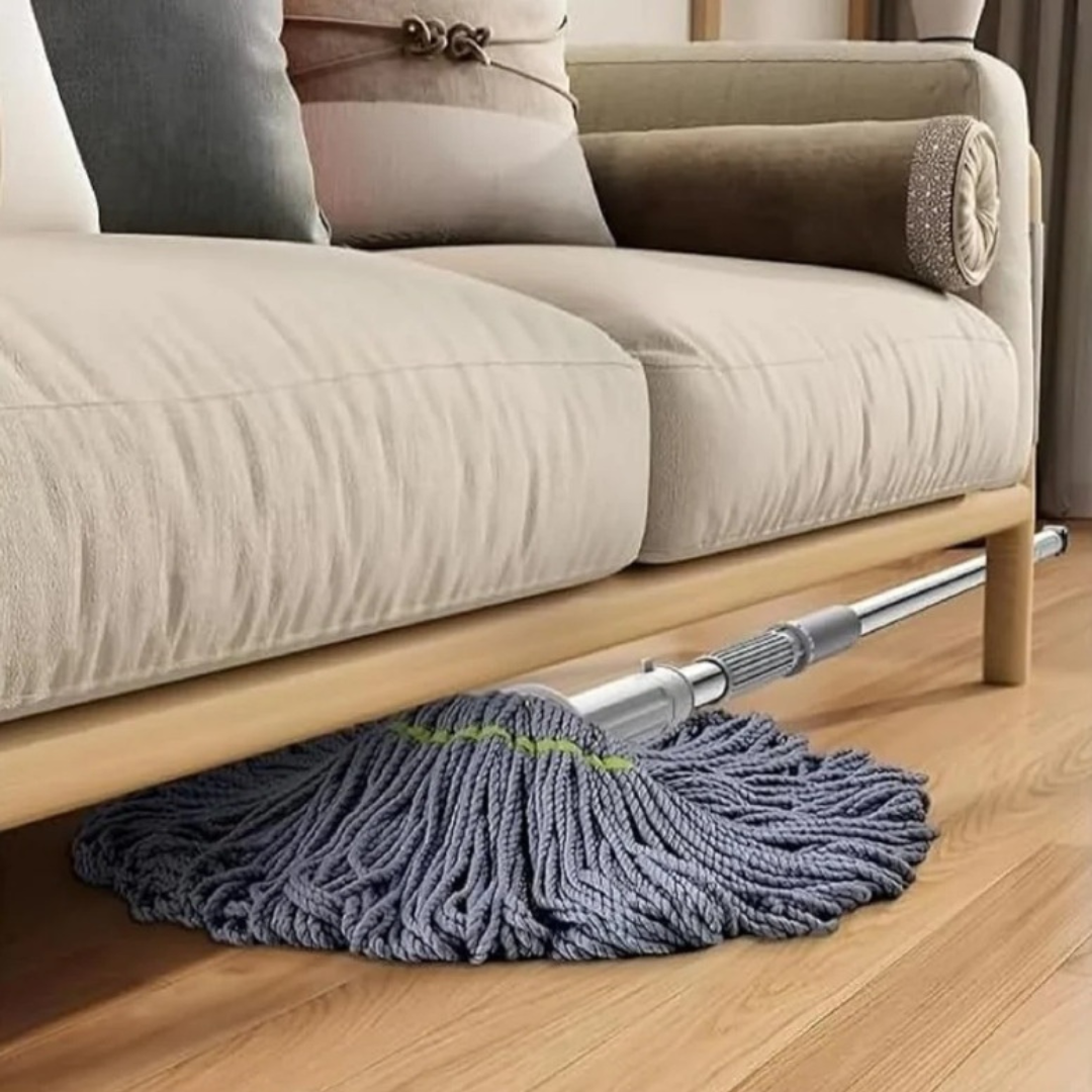 Twist Floor Cleaning Mop with Self-Wringing | Microfiber & Scrub Pad | Long Handle Heavy Duty Mop for Home, Office & Commercial Use | Suitable for Wooden, Tile & Marble Floors