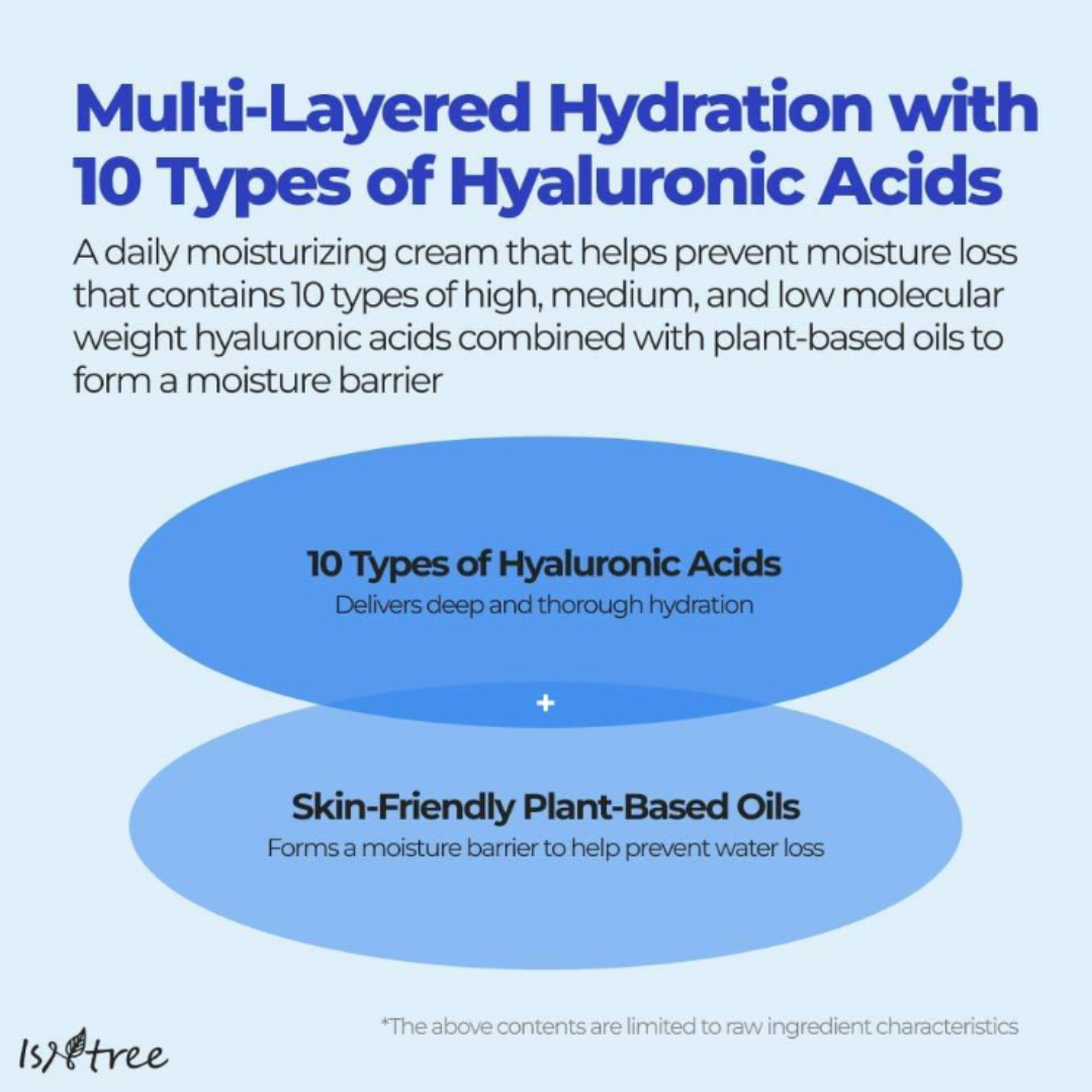 Isntree Hyaluronic Acid Moist Cream 100ml , 10% off (Inclusive of all taxes)