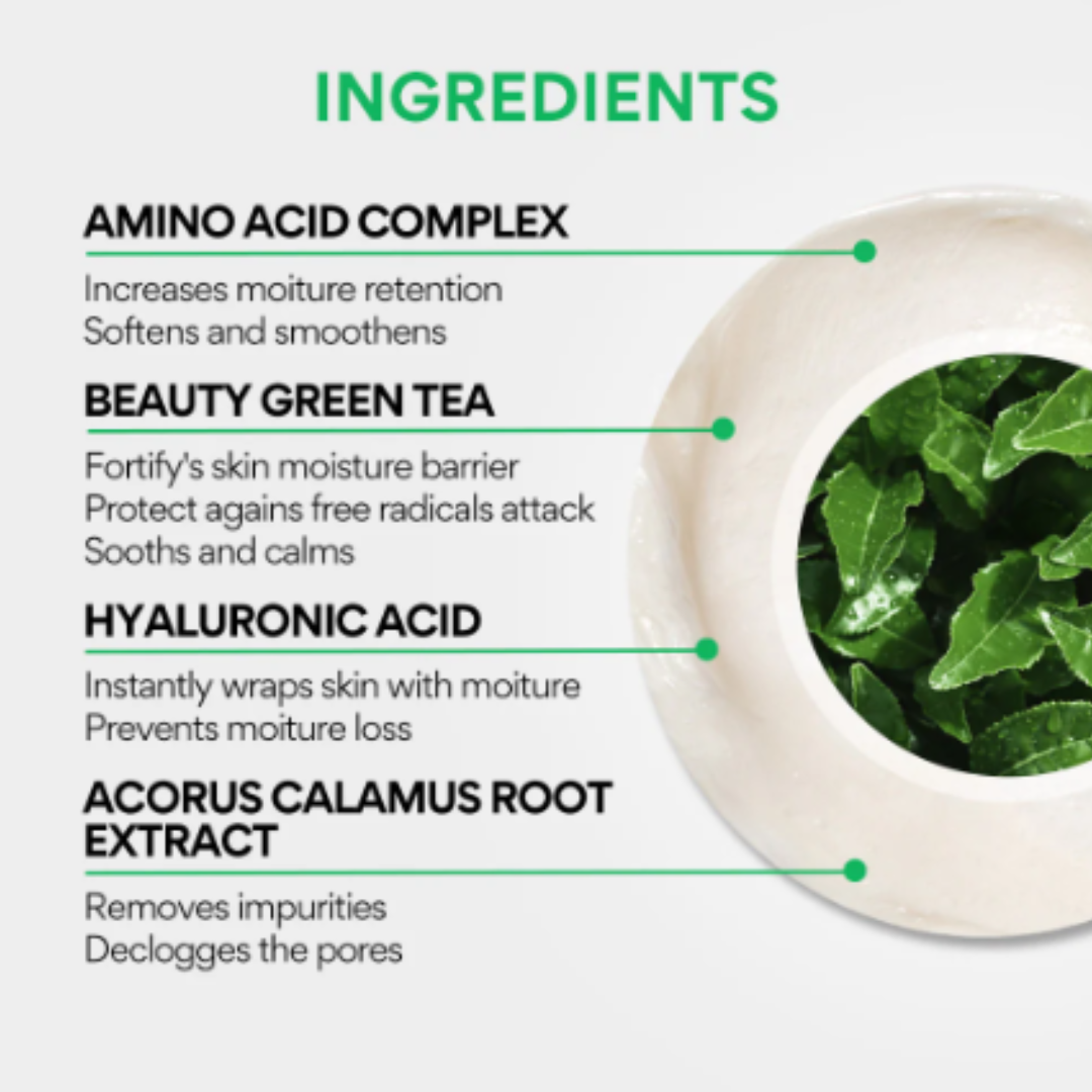 Innisfree Green tea Amino Cleansing Foam 150GM 5% off (Inclusive of all taxes)