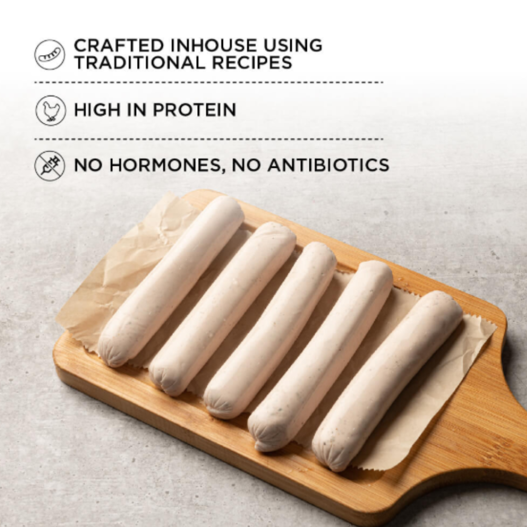Prasuma - Chicken Value Sausage, 1 Kg (Approx 32 Pieces) (Frozen) (Inclusive of all taxes)