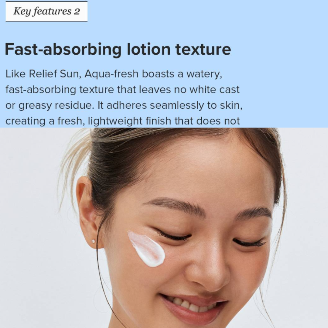 Beauty of Joseon Relief Sun Aqua-fresh Rice + B5 SPF50+ PA++++ 50ml 23% off (Inclusive of all taxes)