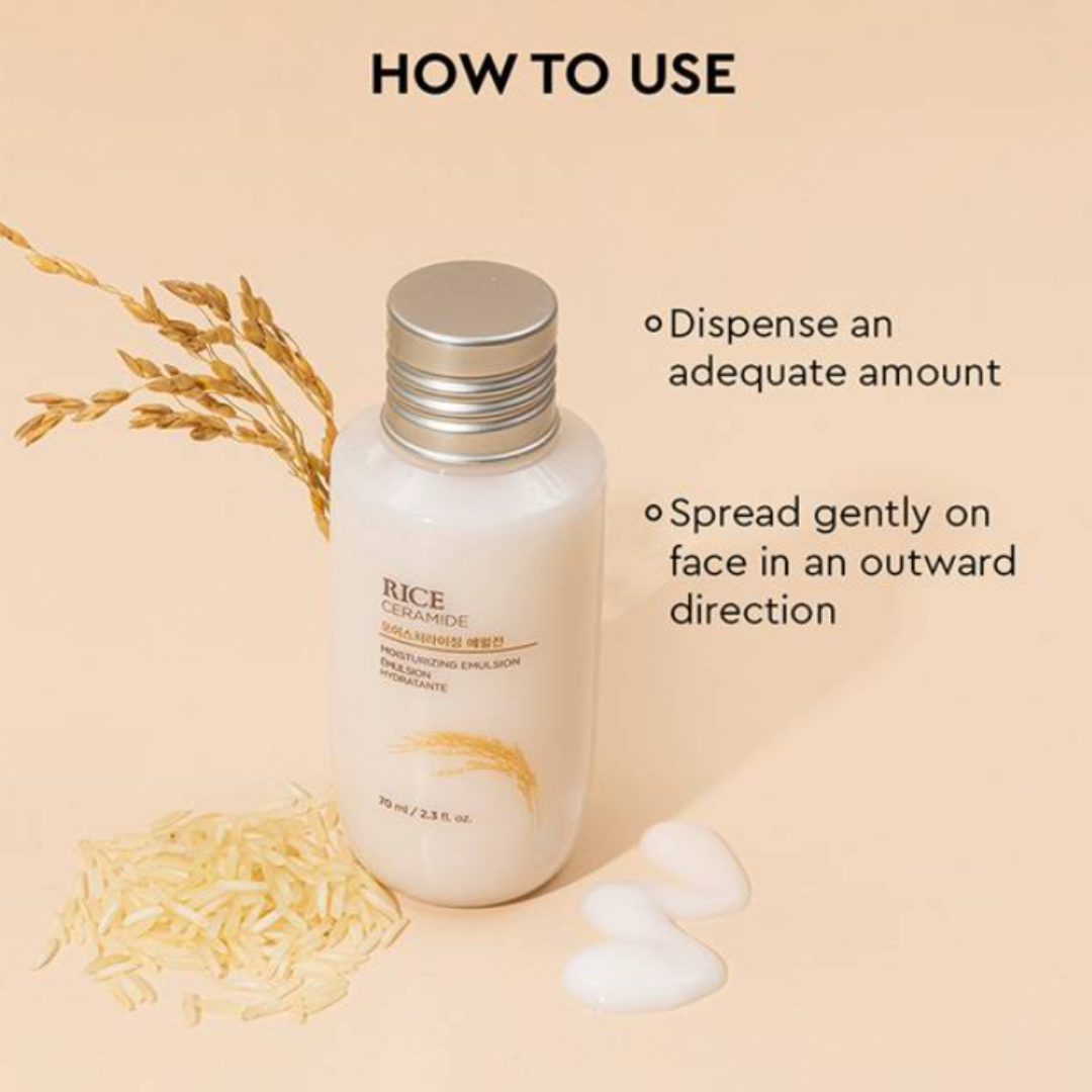 The Face Shop Rice & Ceramide Moisturizing Emulsion 70ml (Inclusive of all taxes)