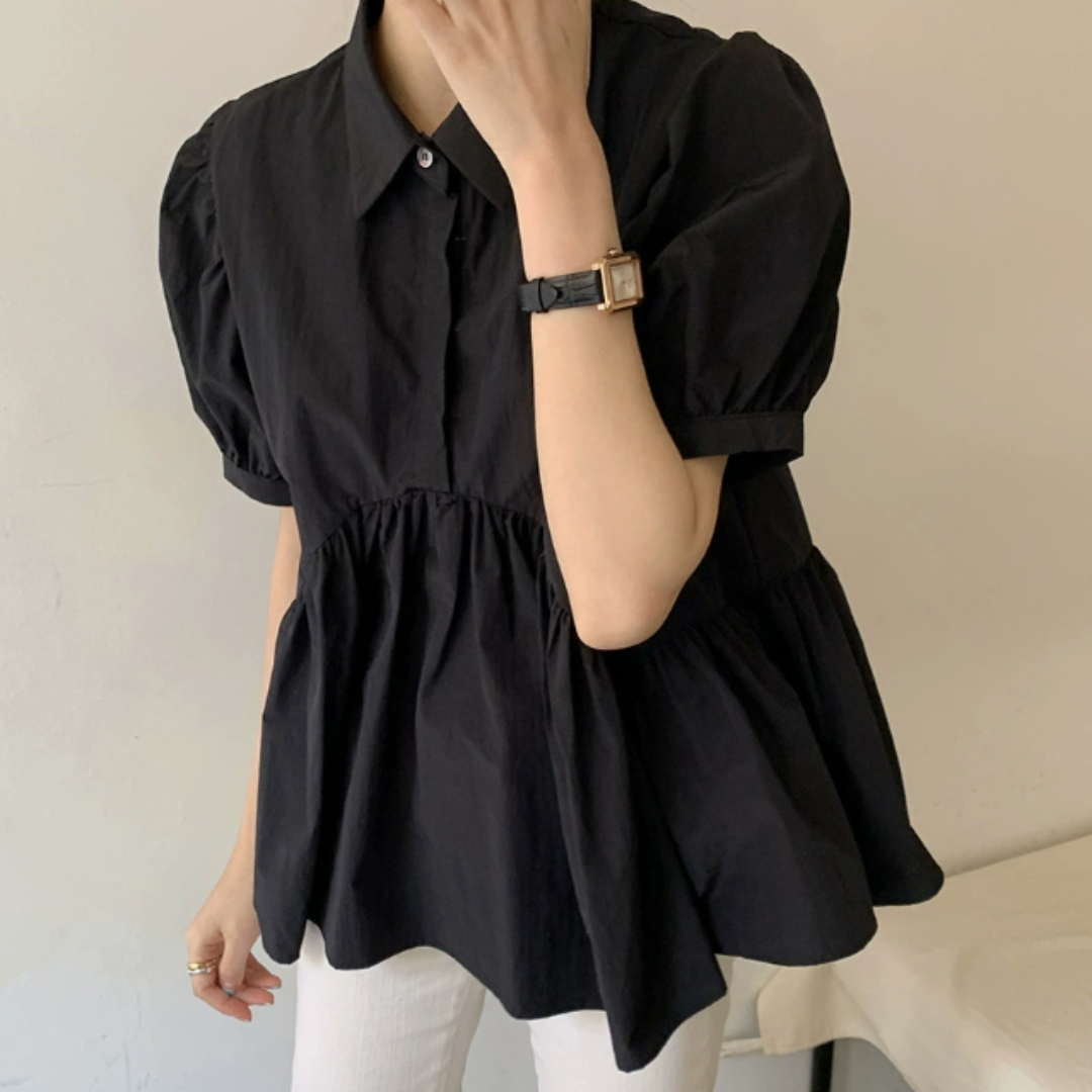 Peter Pan Collar Shirt Dress for Women N.4 (Inclusive of all taxes)