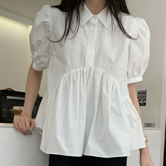 Peter Pan Collar Shirt Dress for Women N.4 (Inclusive of all taxes)