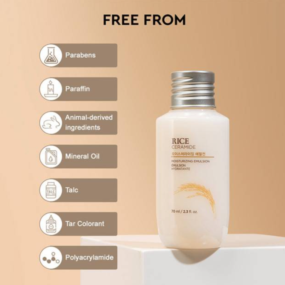 The Face Shop Rice & Ceramide Moisturizing Emulsion 70ml (Inclusive of all taxes)