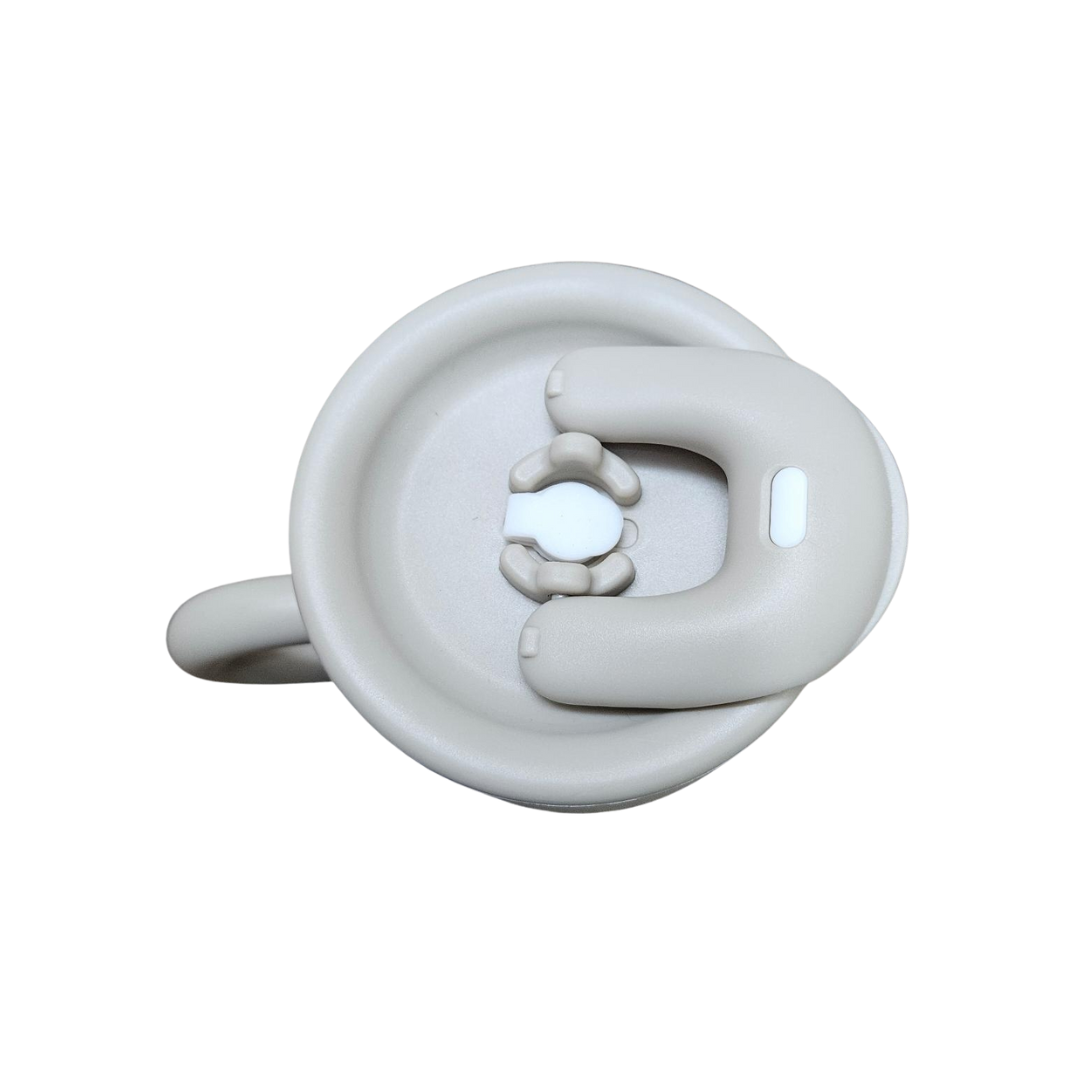 UNNIES Cartoon Character Labubu Tumbler 40oz | Stainless Steel Vacuum Insulated Travel Mug with Lid & Straw | Hot & Cold | Beige / Yellow / Blue