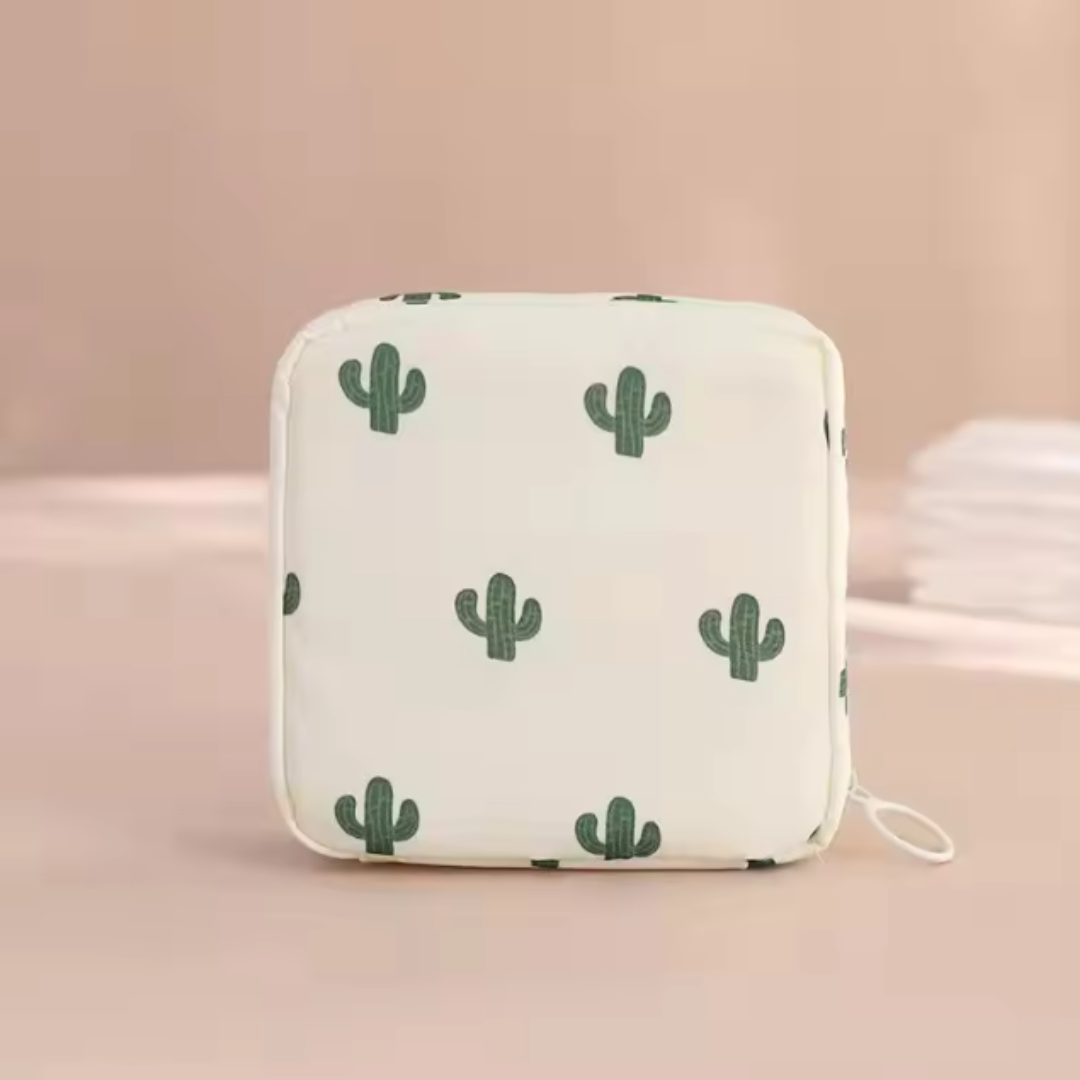 Large Capacity Essentials Pouch – Sanitary & Travel Organizer