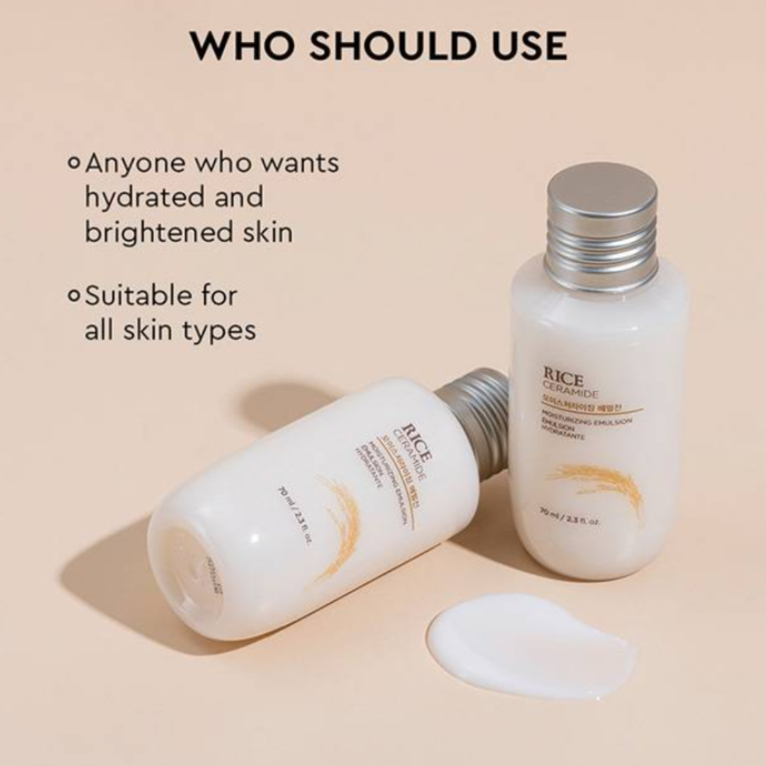 The Face Shop Rice & Ceramide Moisturizing Emulsion 70ml (Inclusive of all taxes)