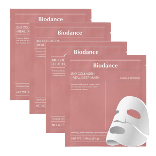 Biodance Bio-Collagen Real Deep Mask 34g (Pack of 4)