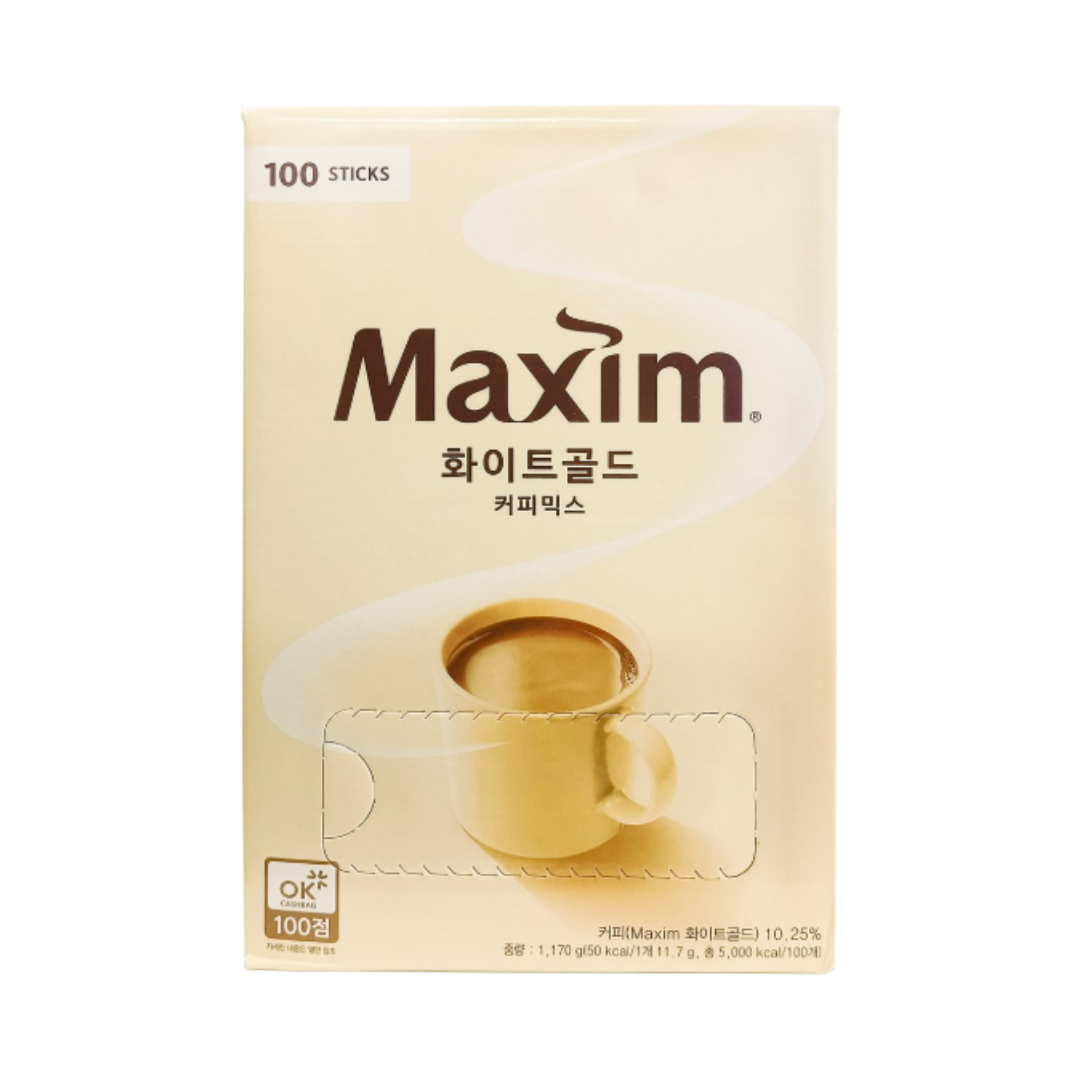 MAXIM WHITE GOLD COFFEE 100 STICKS (Inclusive of all taxes)