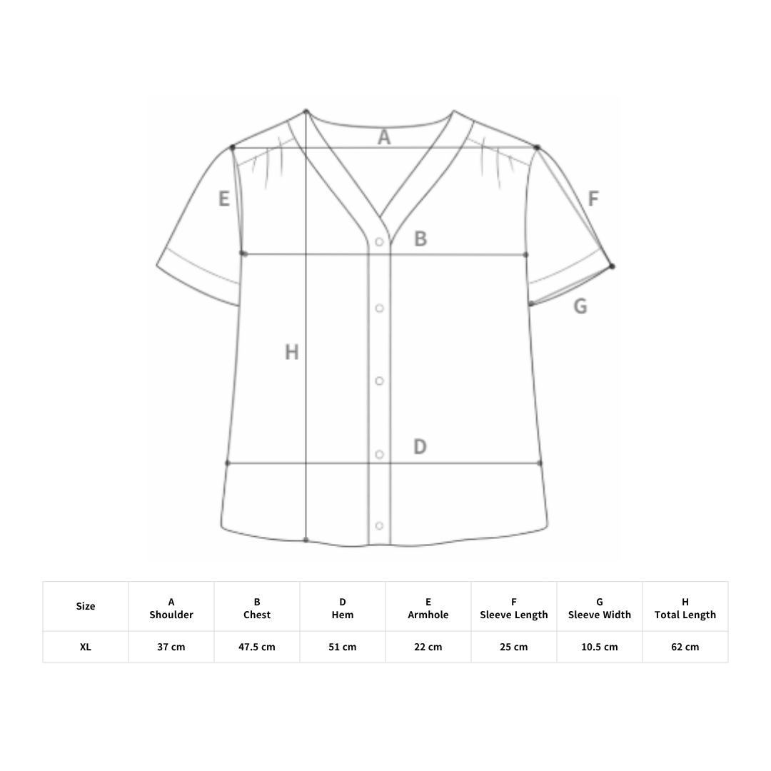 Puff Sleeve Loose Fit Lightweight Summer Top N.5 (Inclusive of all taxes)